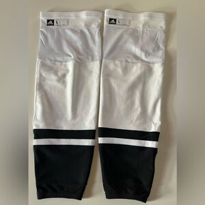 Adidas NHL Team Issue Los Angeles Kings Pro Stock Hockey Socks Large